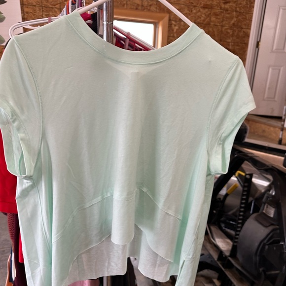 NWOT free people mint green short sleeve - Picture 4 of 4